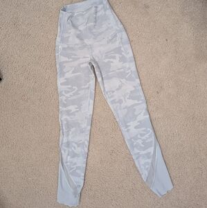 NWOT Lululemon Wunder Under HR High Rise  *Scallop Full On Lux - Camo - 2